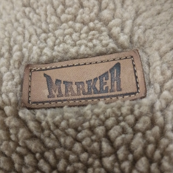 Marker Women's Tan Teddy Vest Fully Zipper Size XXLarge - Picture 12 of 12